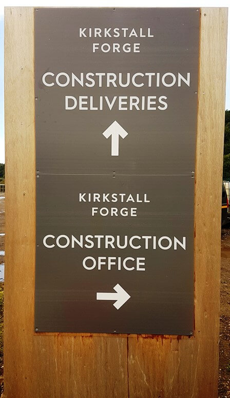 CEG Kirkstall Forge Directional signs